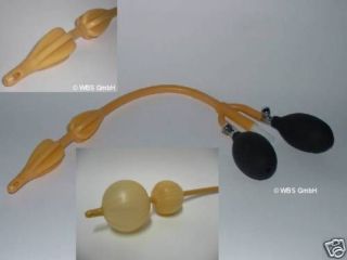 Balloon double rectal tube enema nozzle + two pumps