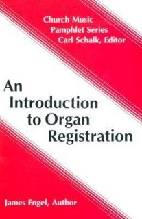   to Organ Registration by James Engel 1986, Paperback