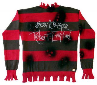 Robert Englund Freddy Krueger Signed Nightmare on Elm Street Sweater 