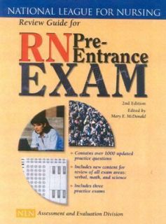 Review Guide for RN Pre Entrance Exam 2004, Paperback, Revised