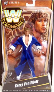 WWE Legends Series 6 KERRY VON ERICH Figure Blue Robe NIP Mattel 2011 