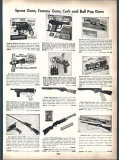 1957 AD Dragnet Cap Gun Toy Buck Rogers Sonic Ray Rin Tin Calvalry 