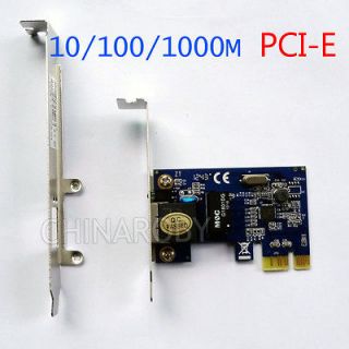 PCI E 10/100/1000M Gigabit Ethernet card Low Profile Lan card Reltek 