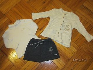 MADE IN ITALY GIRLS SWEATER/ CARDIGAN, SKIRT AND TOP FROM AMORE 