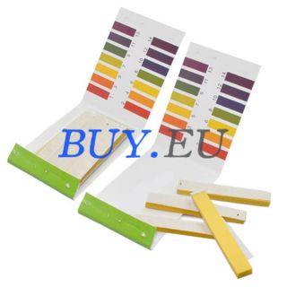 Pack Full Range pH Alkaline Acid 1 14 Test Paper 80 Strips Indicator