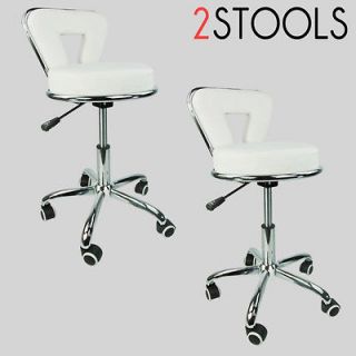   Back Clinic Doctor Dentist Spa Equipment Chair White PU Leather