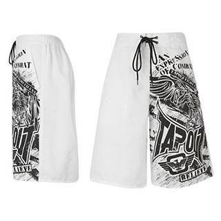 tapout white expression of combat mma/training shorts S/M/L/XL/2XL 