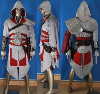 Assassins Creed brotherhood Ezio cosplay costume Auditore da Firenze 