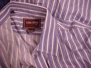 Ezra Fitch Abercrombie long button shirt mens adult Medium