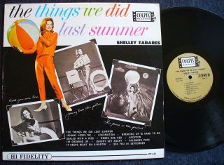 Shelley Fabares the things we did last summer
