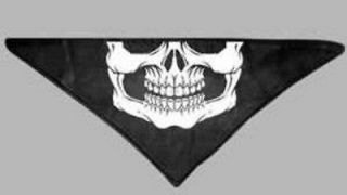 LEATHER BIKER SOFT FACE SKULL MOTORCYCLE MASK GOTH NEW