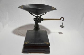 Antique Vintage Fairbanks Scale Weighing Measuring Black Candy Store 