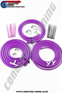 S14 & S14a 200SX Silicone Hose Engine Dressup Kit Pur.