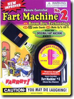 Remote Control Fart Machine #2 Makes 15 Farting Sounds