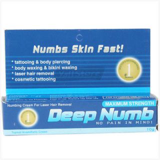 New Fast NUMB Tattoo Numbing Cream Skin Laser Piercing Hair Wax