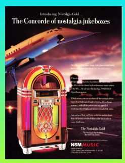 NOSTALGIA GOLD NSM CD Jukebox Advertising Flyer ver. 2
