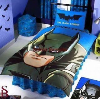 Batman dark knight single duvet cover,pillow case and free mask