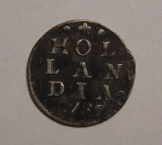 Netherlands Holland Silver 2 stuver 1757