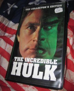 The INCREDIBLE HULK Collectors Edition/ Pilot /NEW VHS