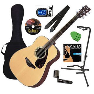 Yamaha Acoustic FG700S FG700 S GUITAR ESSENTIALS BUNDLE