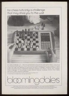 1978 Fidelity Chess Challenger computer game photo ad