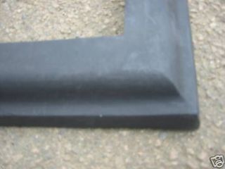 Plain black antique style cast iron fender 58x13.75