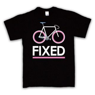 FIXED GEAR BICYCLE FIXIE CYCLING FASHION T SHIRT ALL COLOURS AND SIZES