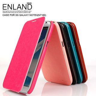   Style Flip PU Leather Case for Samsung Galaxy Note II 2 GT N7100