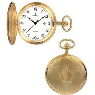 Festina Classic Pocket watch for Him Golden Case Watches 