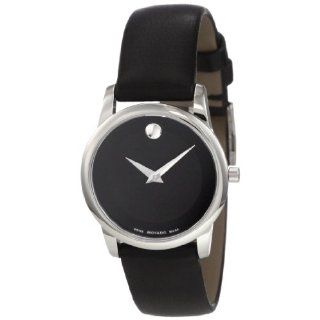   Stainless Steel Black Museum Dial Strap Watch Watches 