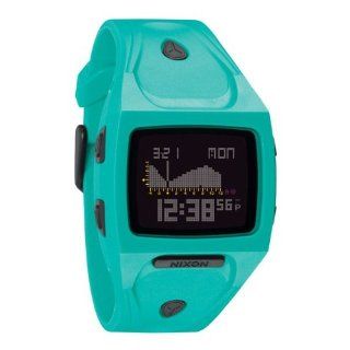 Nixon Small Lodown Watch   Womens Black/Teal, One Size: Watches 