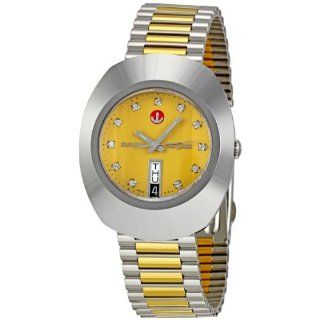 Rado Mens R12408633 Original Diastar Champagne Dial Watch Watches 