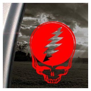 Grateful Dead Red Decal Steal Your Face Window Red Sticker 