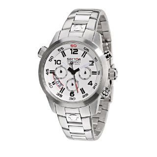 Sector OVERSIZE 42MM Mens Stainless Steel Case Chronograph Watch 