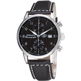 Zeno Mens 6069BVD C1 Magellano Black Chronograph Dial Watch Watches 