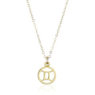 Dogeared Jewels and Gifts Zodiac Gemini Sign Gold Plated 