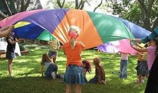 12 ft Play PARACHUTE Kids Preschool Classroom Excercise Party Physical 