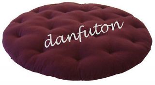 Papasan Round Cushion 54 Wide Replaced Chair Futon Cushions Burgundy
