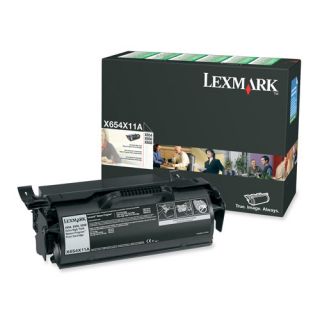 Lexmark X654X11A X654, X656, X658 Black Toner Cartridge Genuine New 