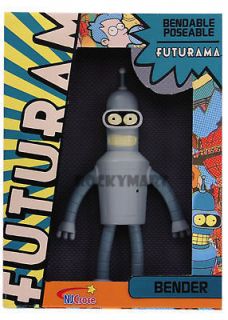 Futurama BENDER Robot TV & Movie Bendable Figure Toy