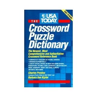 NEW The USA Today Crossword Puzzle Dictionary   Preston, Charles 