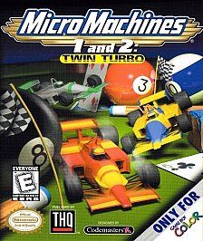 Micro Machines I II Twin Turbo Nintendo Game Boy Color, 2000