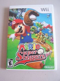 Mario Super Sluggers Game Nintendo Wii Baseball Complete