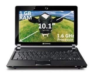 Gateway LT2016U 10.1 160 GB, Intel Atom, 1.6 GHz, 1 GB Netbook 