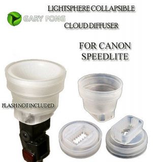 Gary Fong lightsphere CLOUD Collapsible FOR CANON 580EX II 430EX II 