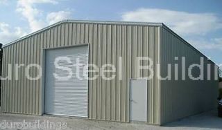   30x30x16 Metal Building Kit Residential Garage Auto Lift Workshop