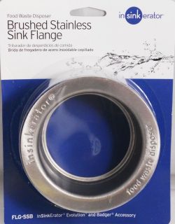 Brushed Stainless Sink Flange Food Waste Disposer