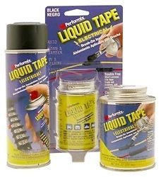 Performix Liquid Electrical Tape   4 oz. Resealable Can   BLACK