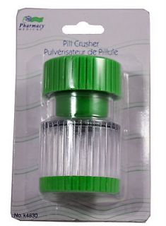 Pill Crusher Medicine Tablet Grinder Durable Plastic