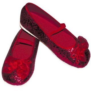 Party Schuhe   Red Glitter 29/30 [Bekleidung]  Schuhe 